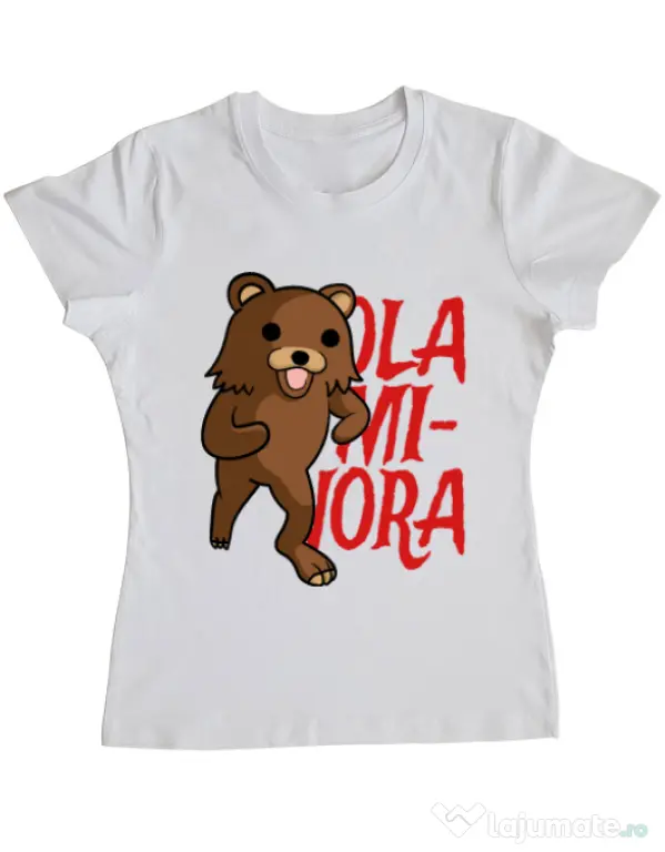 Tricou ADLER dama Ola minora Alb