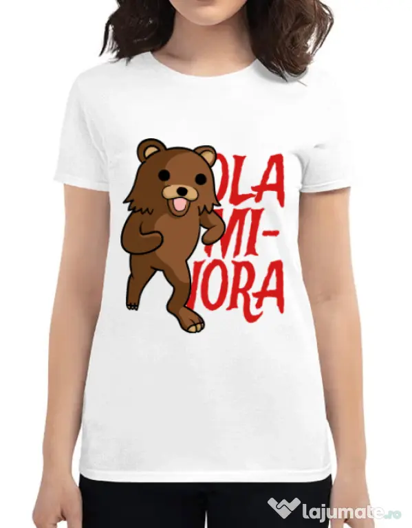 Tricou ADLER dama Ola minora Alb