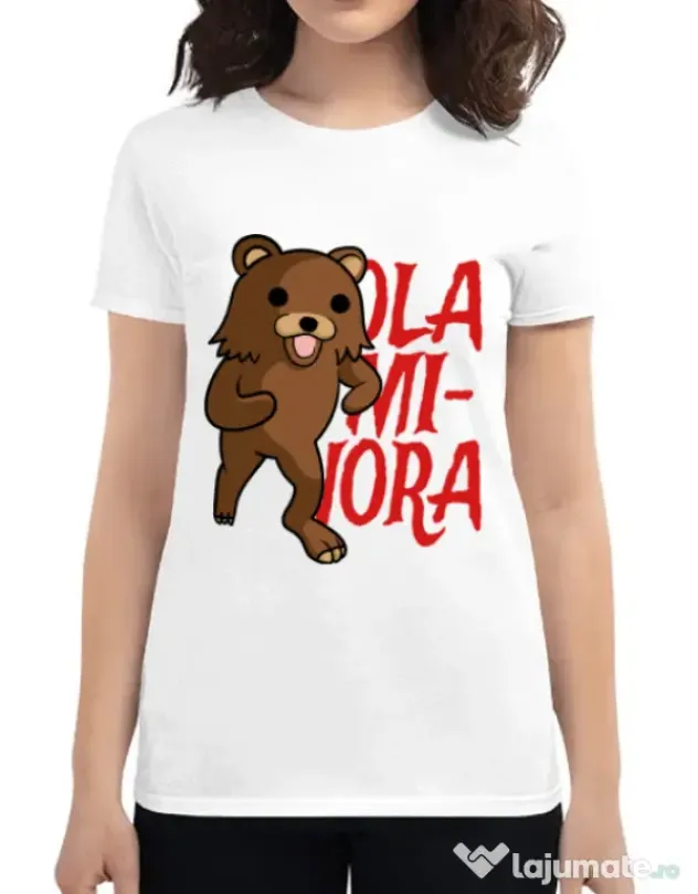 Tricou ADLER dama Ola minora Alb