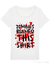 Tricou STANLEY STELLA dama Zombies Alb