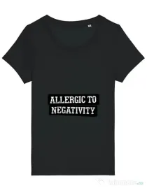 Tricou STANLEY STELLA dama Allergic to negativity Negru