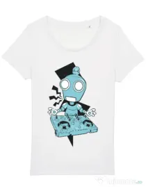Tricou STANLEY STELLA dama Dj robot Alb