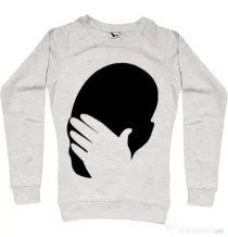Bluza ADLER dama Facepalm Migdala melanj