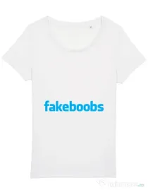 Tricou STANLEY STELLA dama Fakeboobs Alb