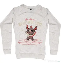 Bluza ADLER dama Beautiful soul Migdala melanj