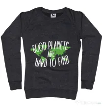 Bluza ADLER dama Good planets Negru melanj
