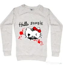 Bluza ADLER dama Hello zombie Migdala melanj
