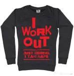 Bluza ADLER dama I work out Negru melanj