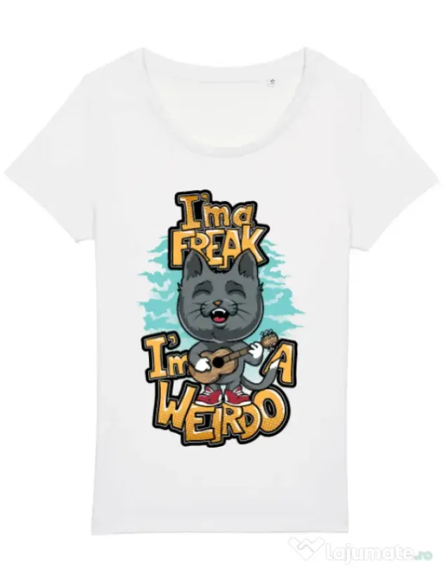 Tricou STANLEY STELLA dama I am a freak Alb