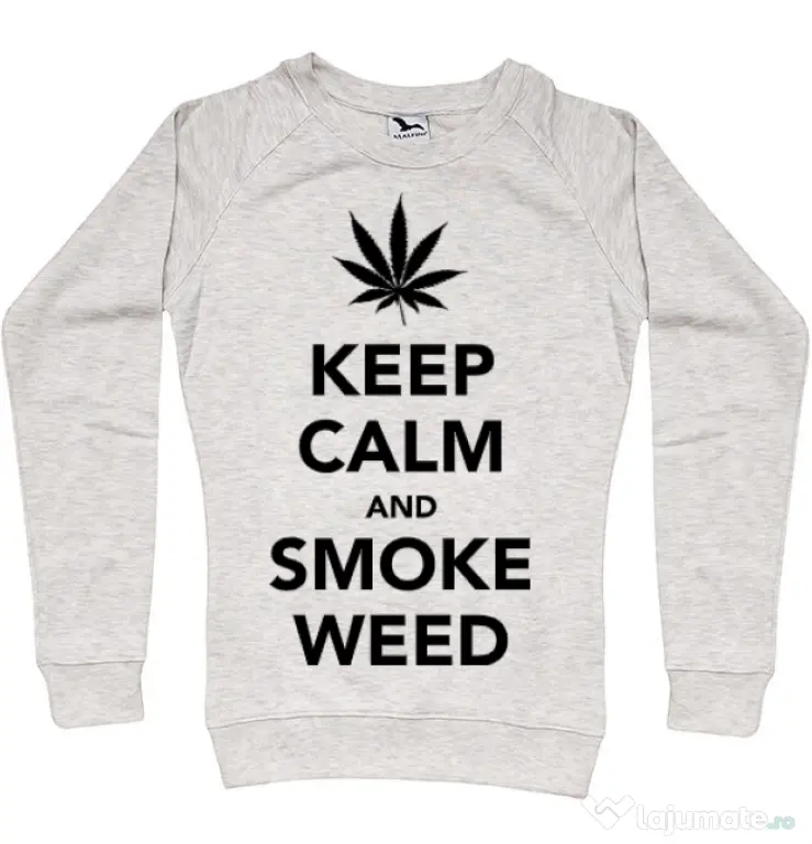 Bluza ADLER dama Smoke weed Migdala melanj