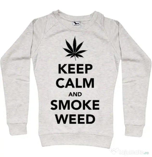 Bluza ADLER dama Smoke weed Migdala melanj