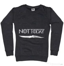 Bluza ADLER dama Not today Negru melanj