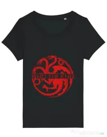 Tricou STANLEY STELLA dama Bend the knee Negru
