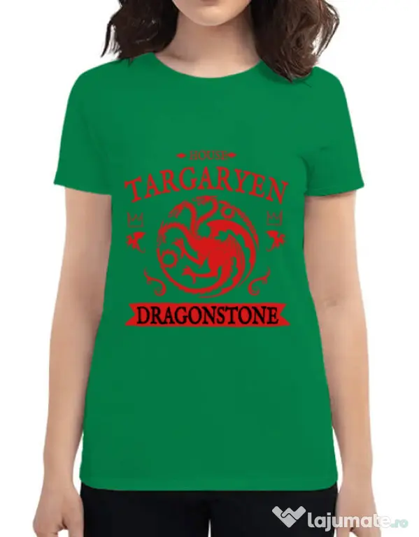 Tricou ADLER dama House Targaryen Verde mediu