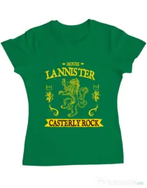 Tricou ADLER dama House Lannister Verde mediu
