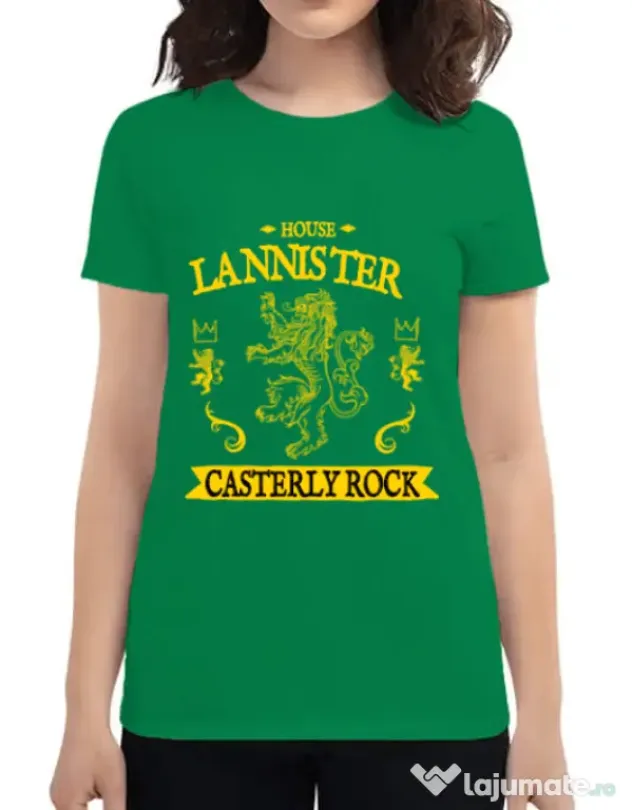 Tricou ADLER dama House Lannister Verde mediu
