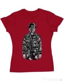Tricou ADLER dama The son of grenade Rosu