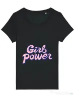 Tricou STANLEY STELLA dama Girl power Negru
