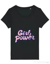 Tricou STANLEY STELLA dama Girl power Negru