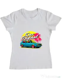 Tricou ADLER dama Das original Alb