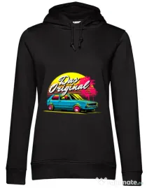 Hoodie dama cu gluga Das original Negru