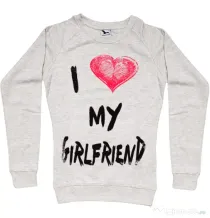Bluza ADLER dama I love my girlfriend Migdala melanj