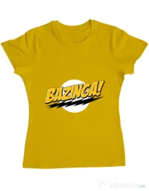 Tricou ADLER dama Bazinga Galben