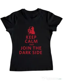 Tricou ADLER dama Join the darkside Negru