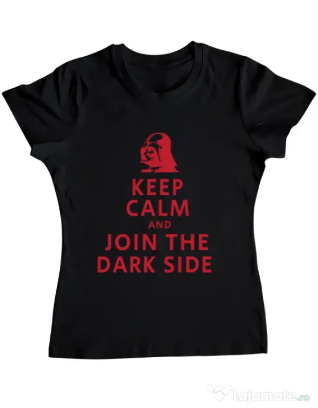 Tricou ADLER dama Join the darkside Negru