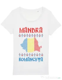 Tricou STANLEY STELLA dama Mandra romancuta Alb