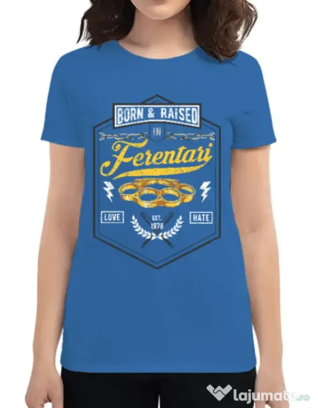 Tricou ADLER dama Ferentari Albastru azuriu