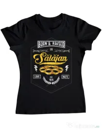 Tricou ADLER dama Salajan Negru