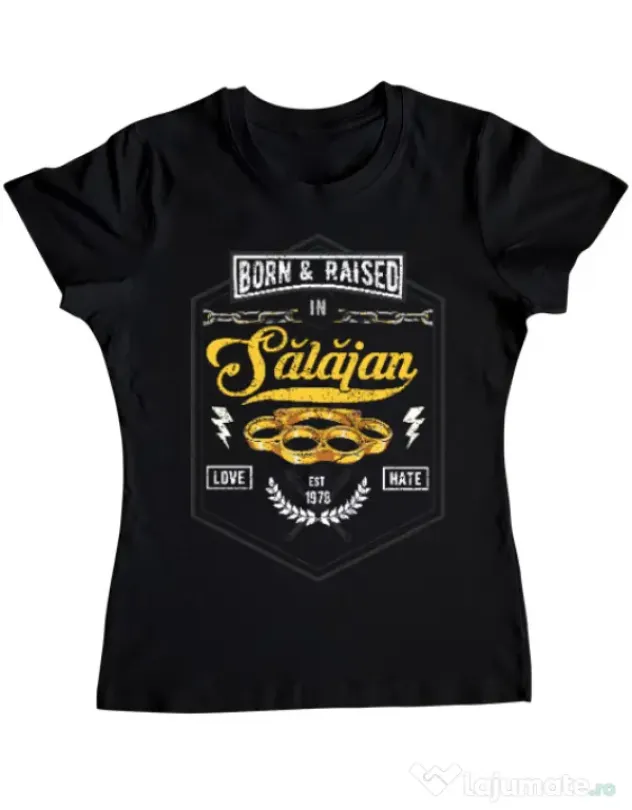 Tricou ADLER dama Salajan Negru