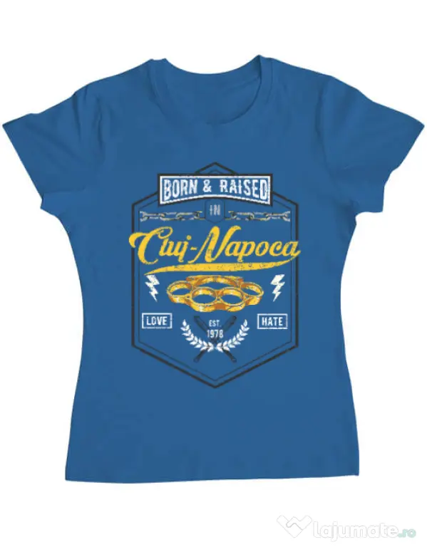 Tricou ADLER dama Cluj Napoca Albastru azuriu
