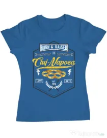 Tricou ADLER dama Cluj Napoca Albastru azuriu