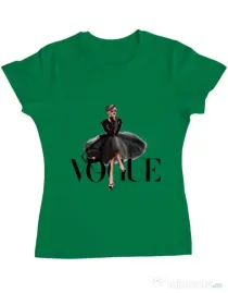 Tricou ADLER dama Little black tutu Verde mediu