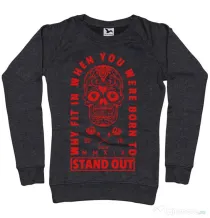 Bluza ADLER dama Born to stand out Negru melanj
