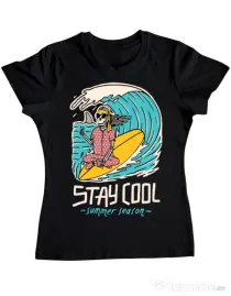 Tricou ADLER dama stay cool Negru