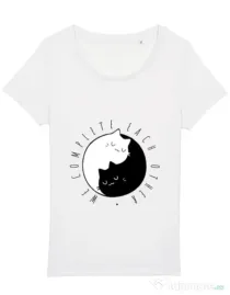 Tricou STANLEY STELLA dama We complete each other Alb