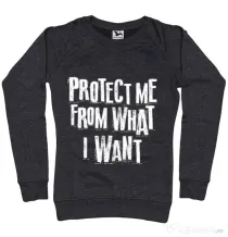 Bluza ADLER dama Protect me Negru melanj