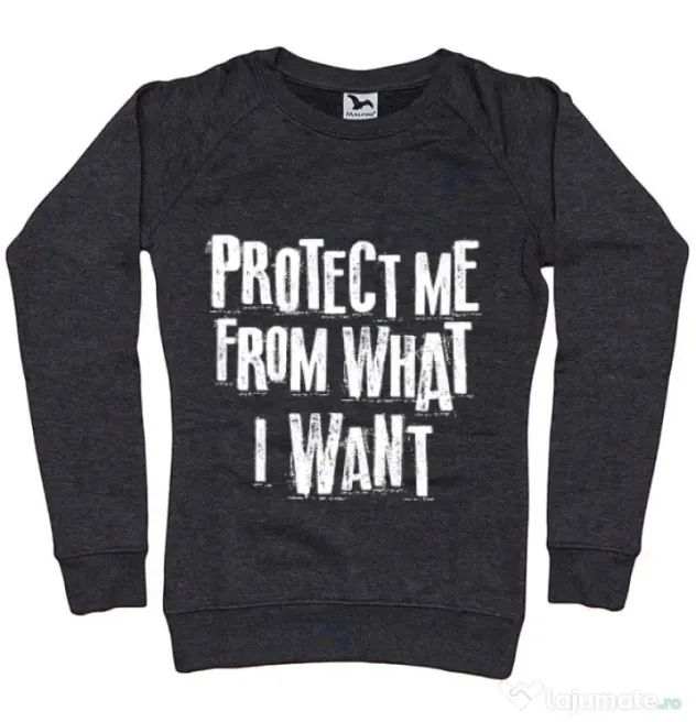 Bluza ADLER dama Protect me Negru melanj