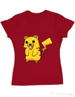 Tricou ADLER dama Pika Pika Rosu
