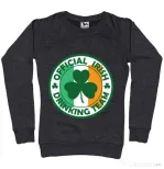 Bluza ADLER dama Irish Drinking Team Negru melanj