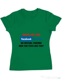 Tricou ADLER dama Roses are red Verde mediu