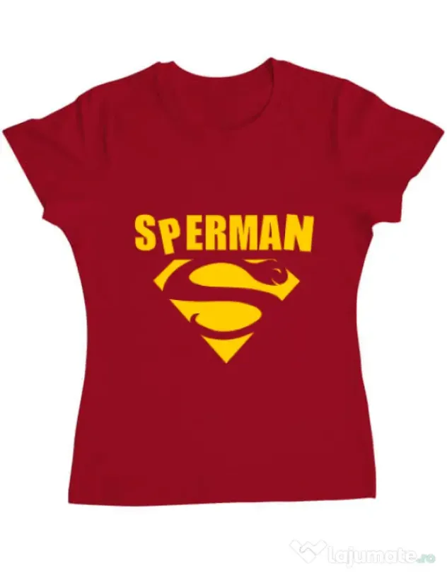 Tricou ADLER dama Sperman Rosu