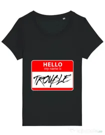 Tricou STANLEY STELLA dama Trouble Negru