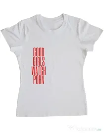 Tricou ADLER dama Bad girls Alb