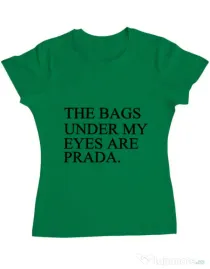 Tricou ADLER dama Prada bags Verde mediu