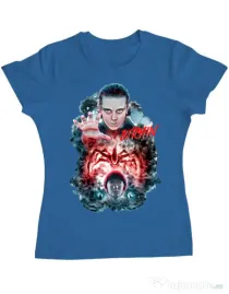 Tricou ADLER dama Bitchin Albastru azuriu