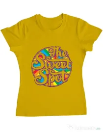 Tricou ADLER dama The sweet spot Galben
